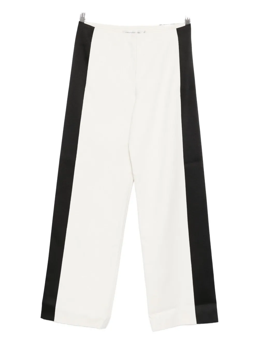Christopher Esber side-stripe trousers - Bianco