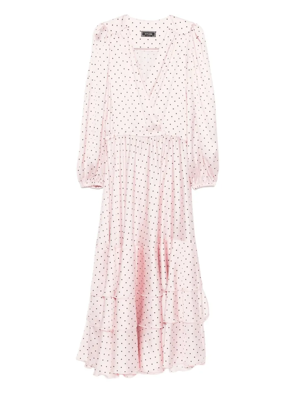 STYLAND polka-dot ruffled dress - Rosa