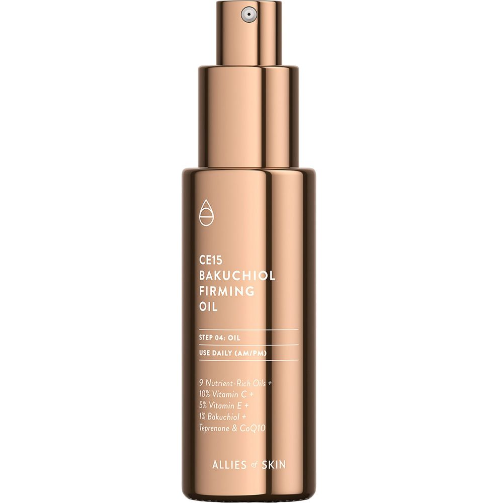 ALLIES OF SKIN Olio viso rassodante con vitamina C, E e bakuchiol rige