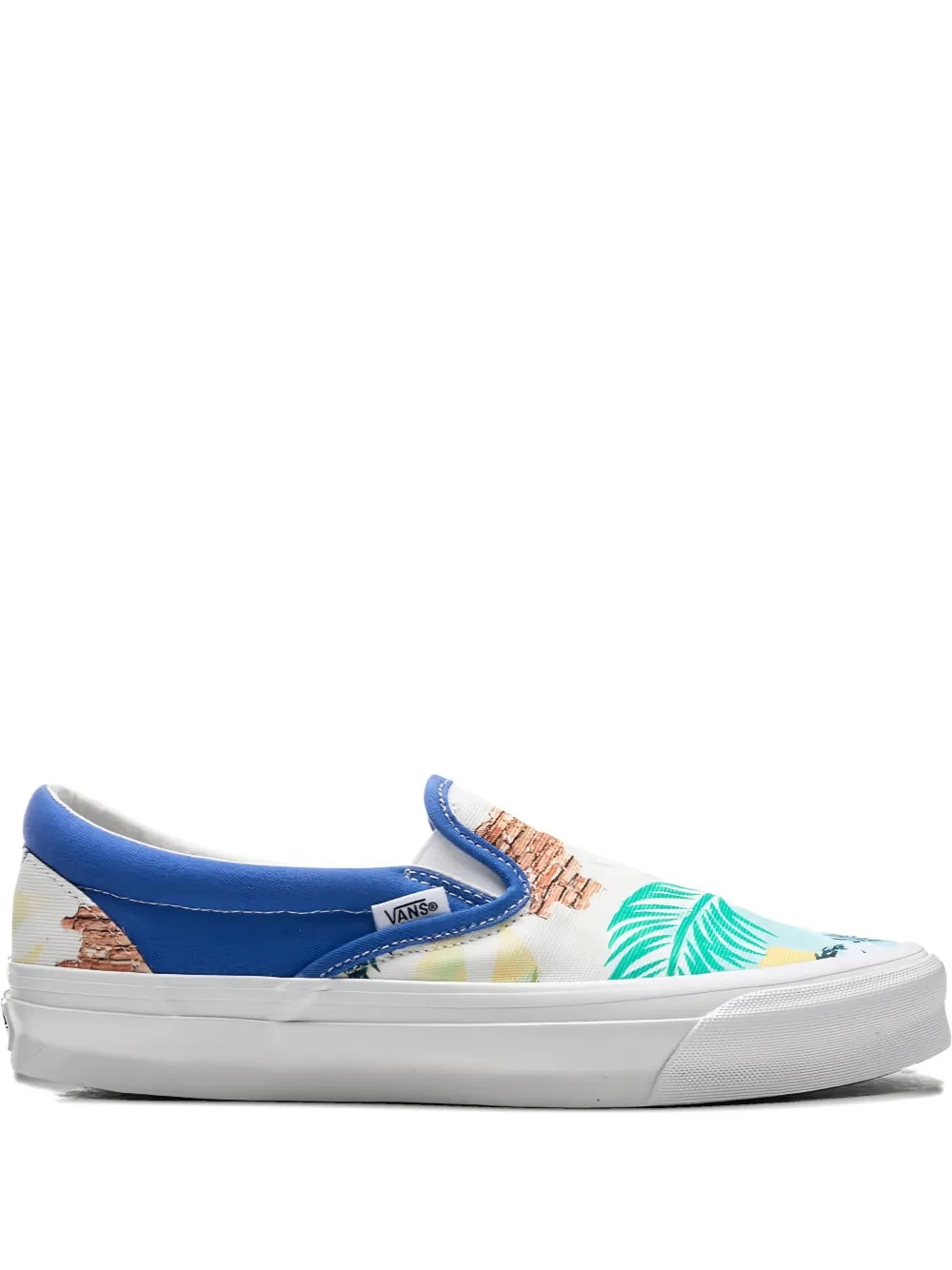 Vans slip-on palm-tree trainers - Bianco