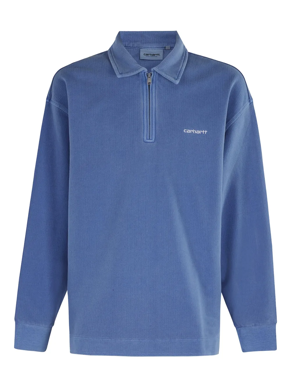 Carhartt WIP half-zip polo shirt - Blu