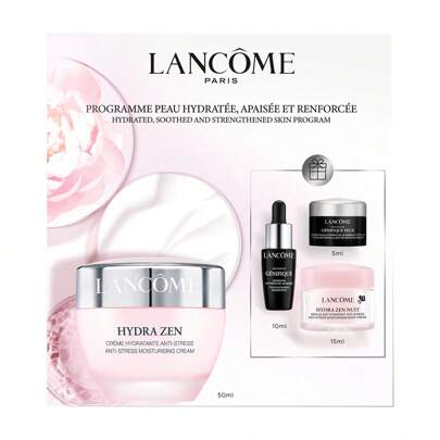 LANCOME Hydra Zen Crema Routine 50ML + Notte 15ML + Siero 10ML + Occhi 5ML