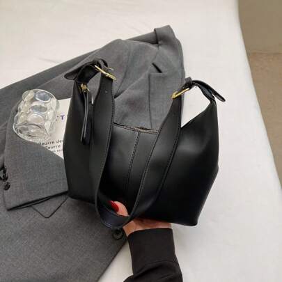 Borsa di grande capacità, nuova borsa a spalla da donna, borsa a spalla casual, borsa a tracolla semplice
