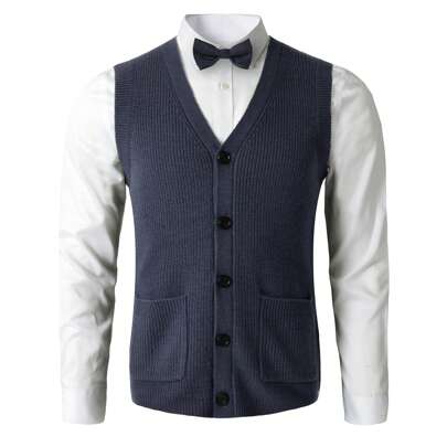Maglioni smanicati oversize da uomo