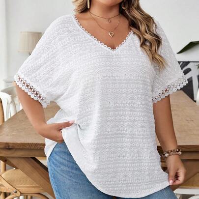 Taglie forti/Abbigliamento autunnale/Abbigliamento invernale da donna/Abbigliamento invernale da donna taglie forti Maglietta casual da donna taglie f