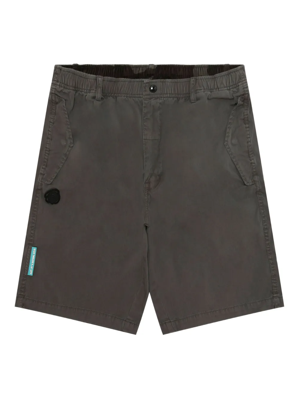 AAPE BY *A BATHING APE® logo-patch shorts - Nero