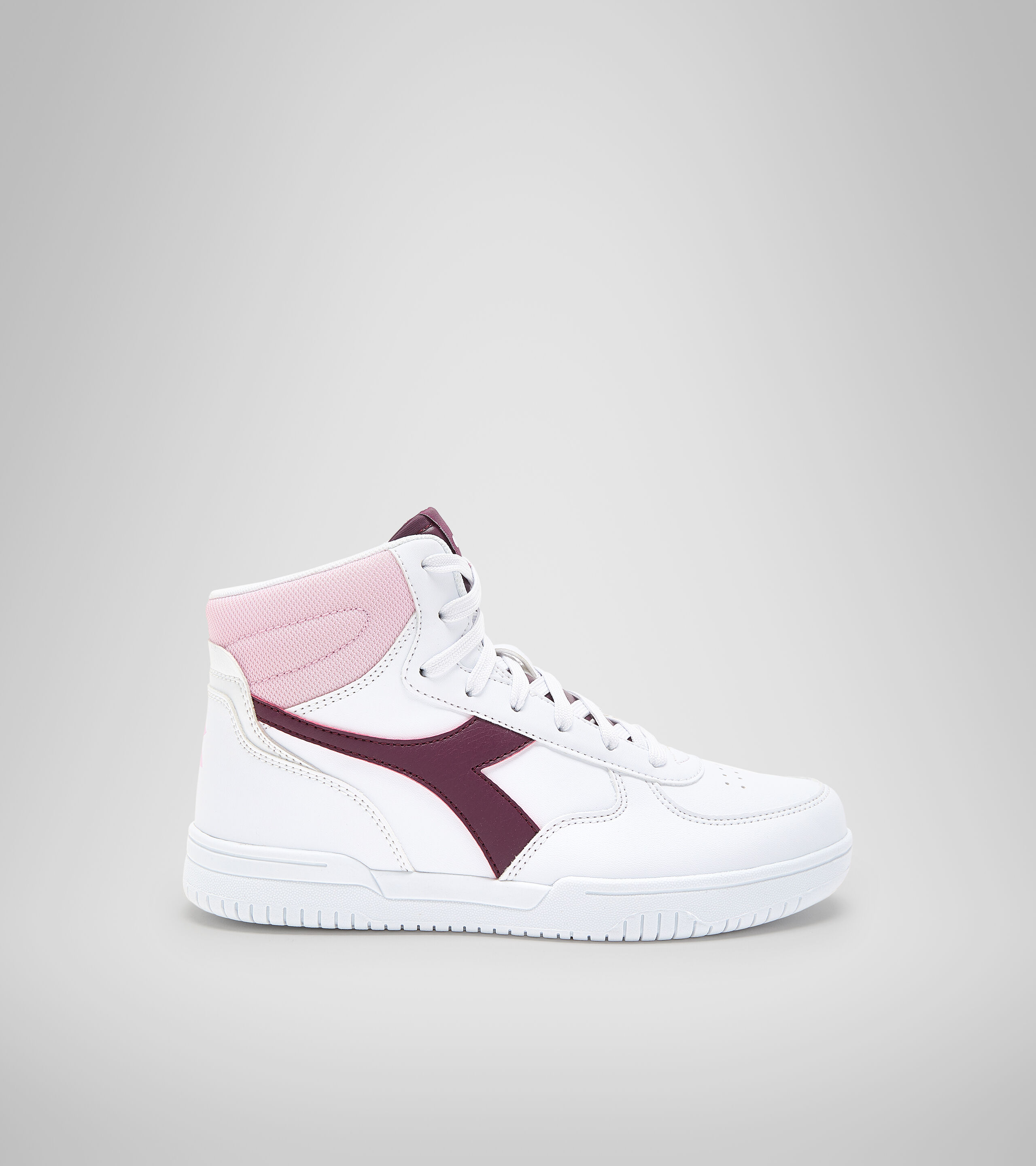 Diadora Raptor Mid White-Pink Ragazza