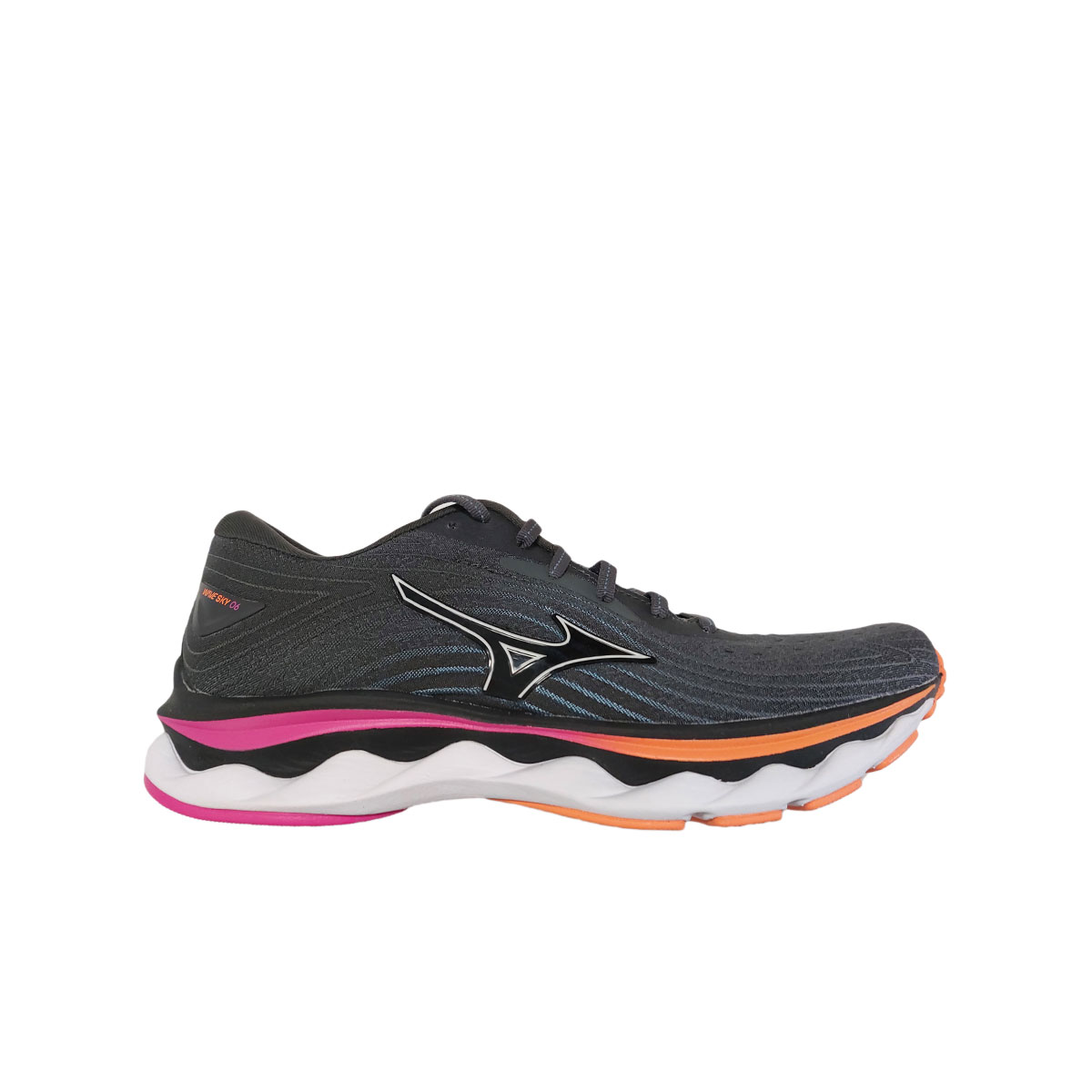 Mizuno Wave Sky 6 Grigio/Viola da Donna