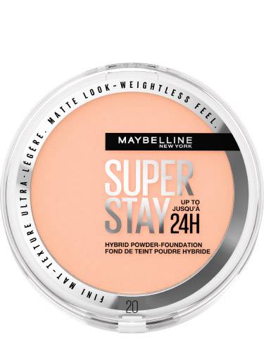 Maybelline Super Stay 24H Hybrid Fondotinta in Polvere, 20 9 g