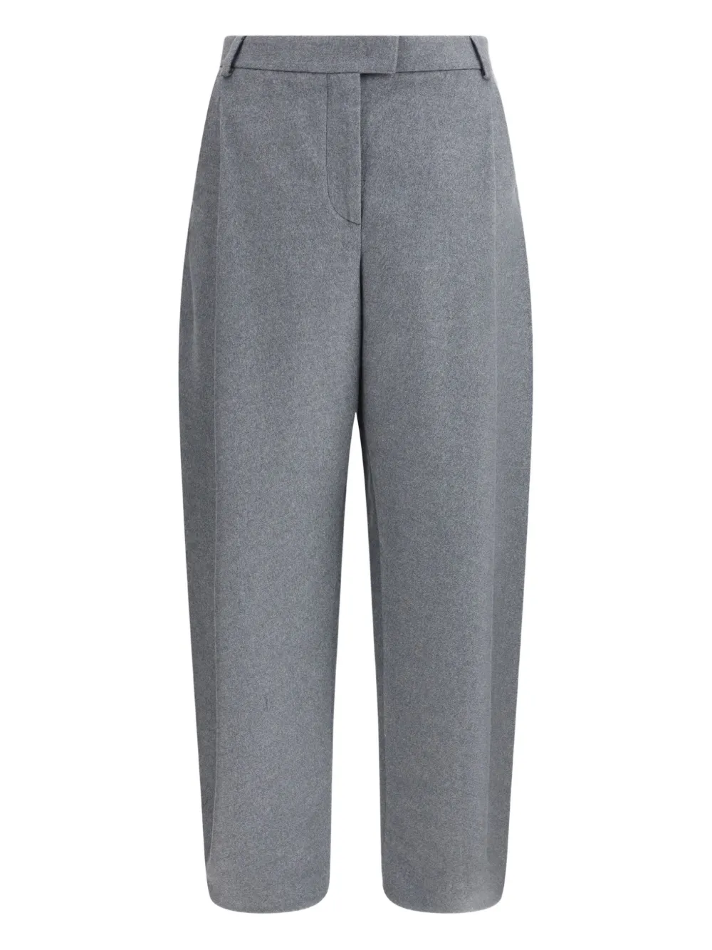 Giorgio Armani pleated silk trousers - Grigio