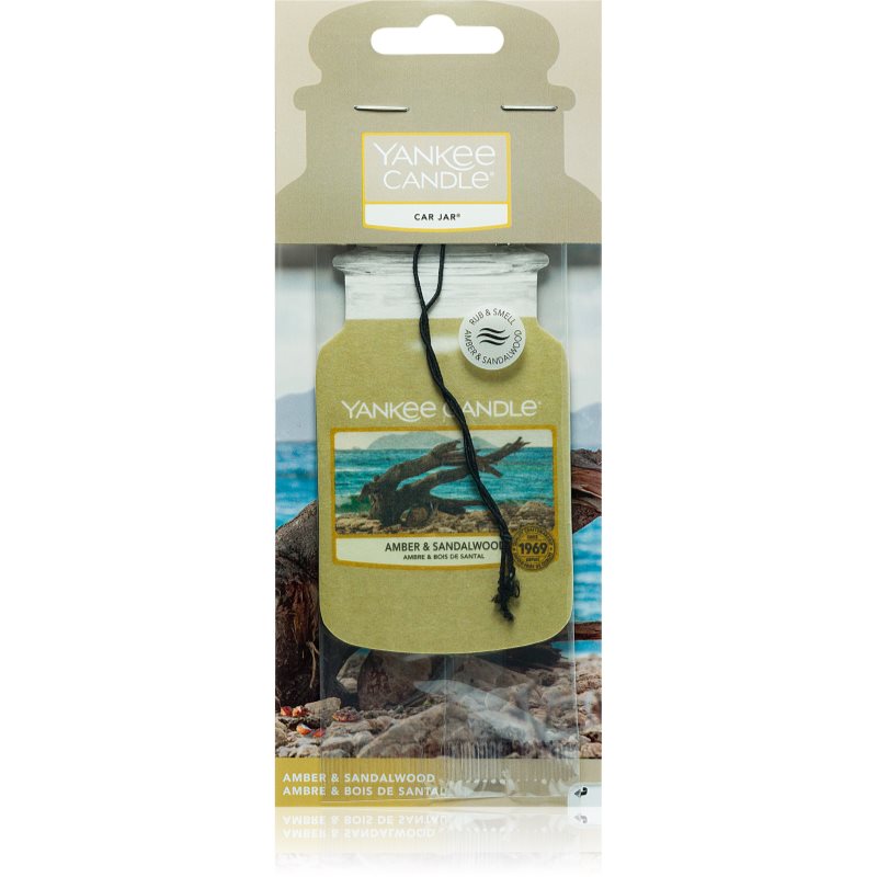 Yankee Candle Amber & Sandalwood Cartellino Profumato 1 Pz