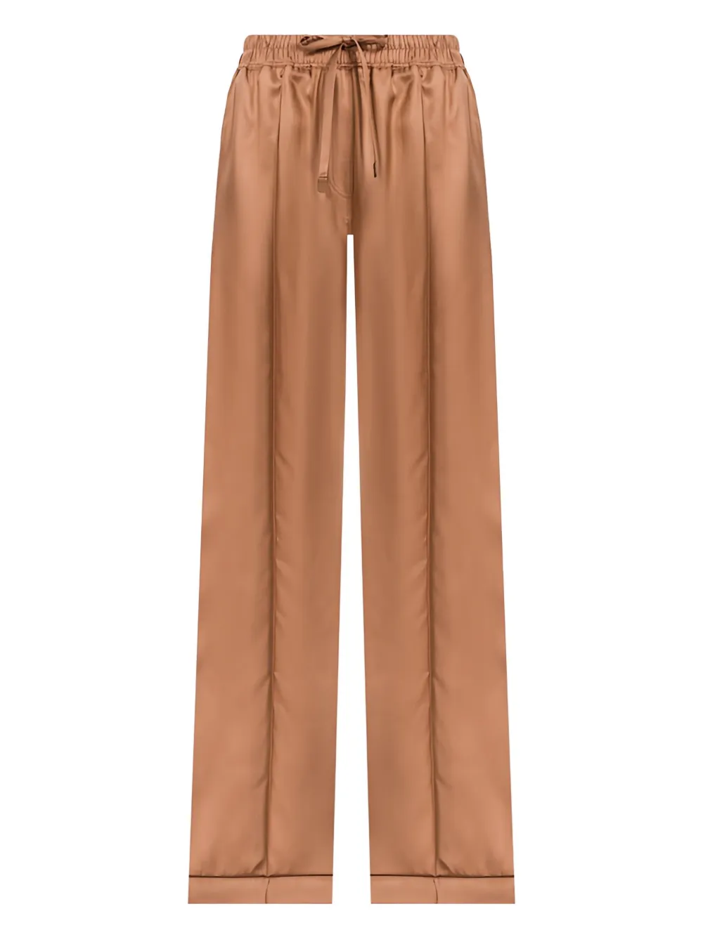 TOM FORD drawstring silk trousers - Marrone
