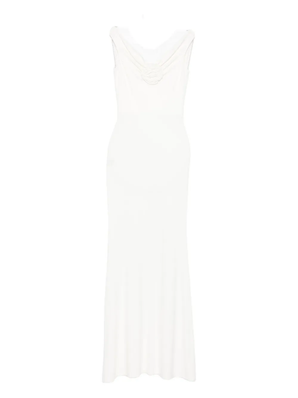 ROSERRY embellished sleeveless maxi dress - Bianco