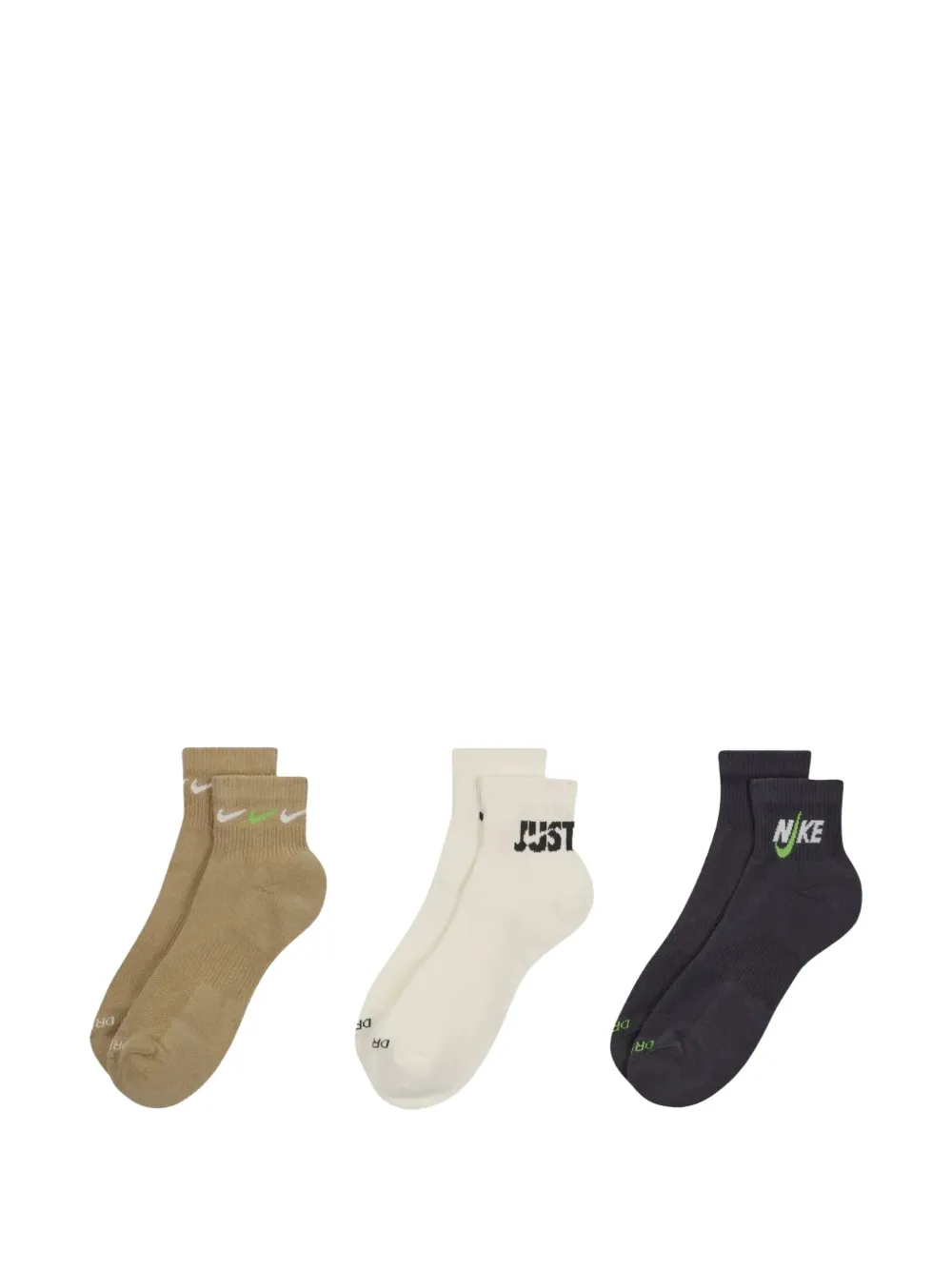 Nike cushioned ankle socks (pack of three) - Marrone