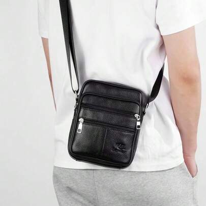 Borsa a tracolla casual da uomo, borsa a tracolla da uomo, borsa a tracolla verticale da uomo resistente per il business