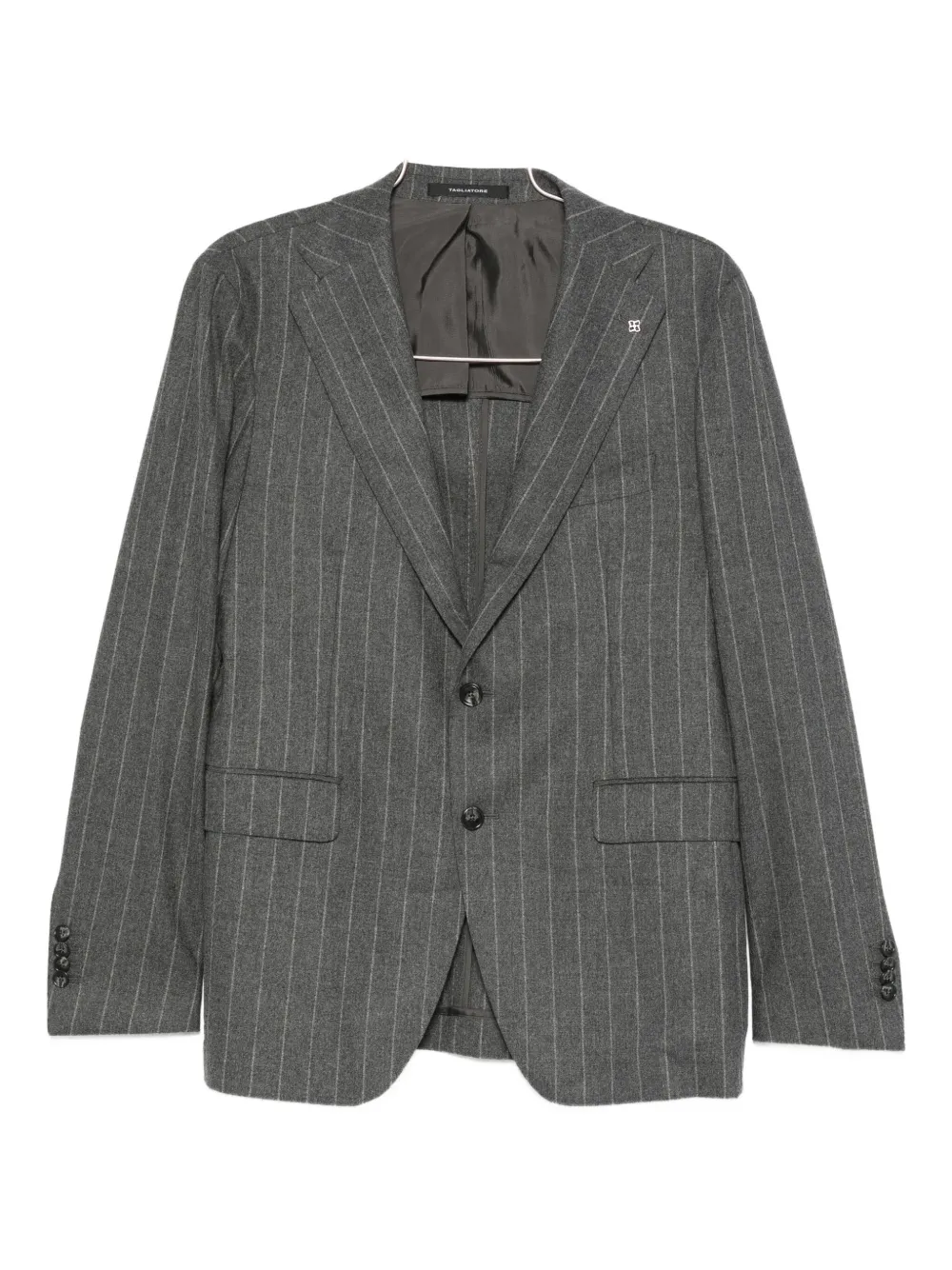 Tagliatore pinstripe single-breasted suit - Grigio