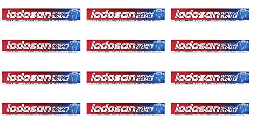 12 X Iodosan Protezione Globale Dentifricio Azione Antibatterica Offerta Stock