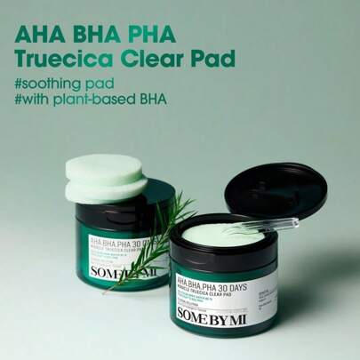 AHA, BHA, PHA 30 Days Miracle Truecica Clear Pad 125ML - Compresse purificanti