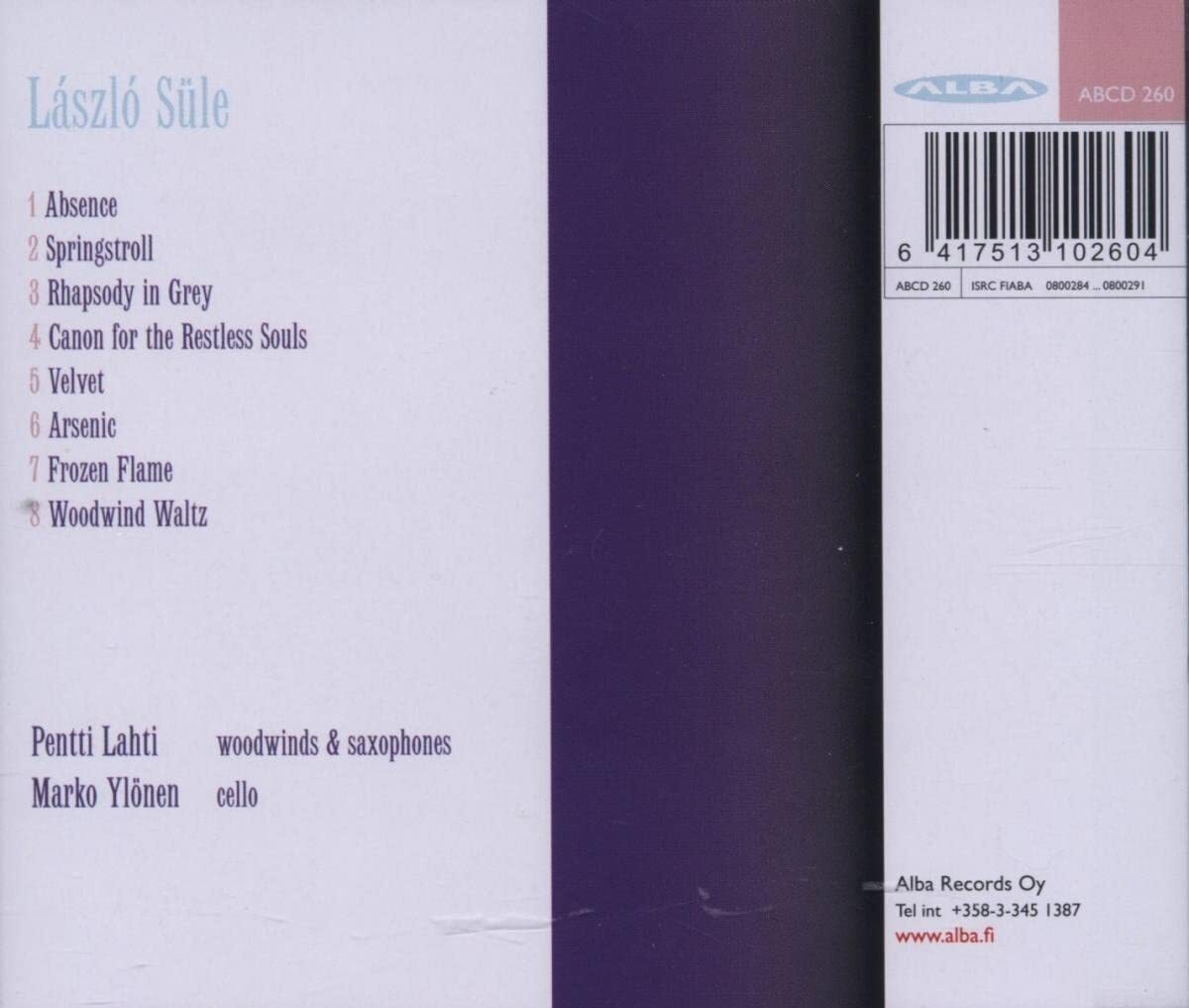 Pentti Lahti/Marko Ylönen Duets for the Restless Souls (CD) Album
