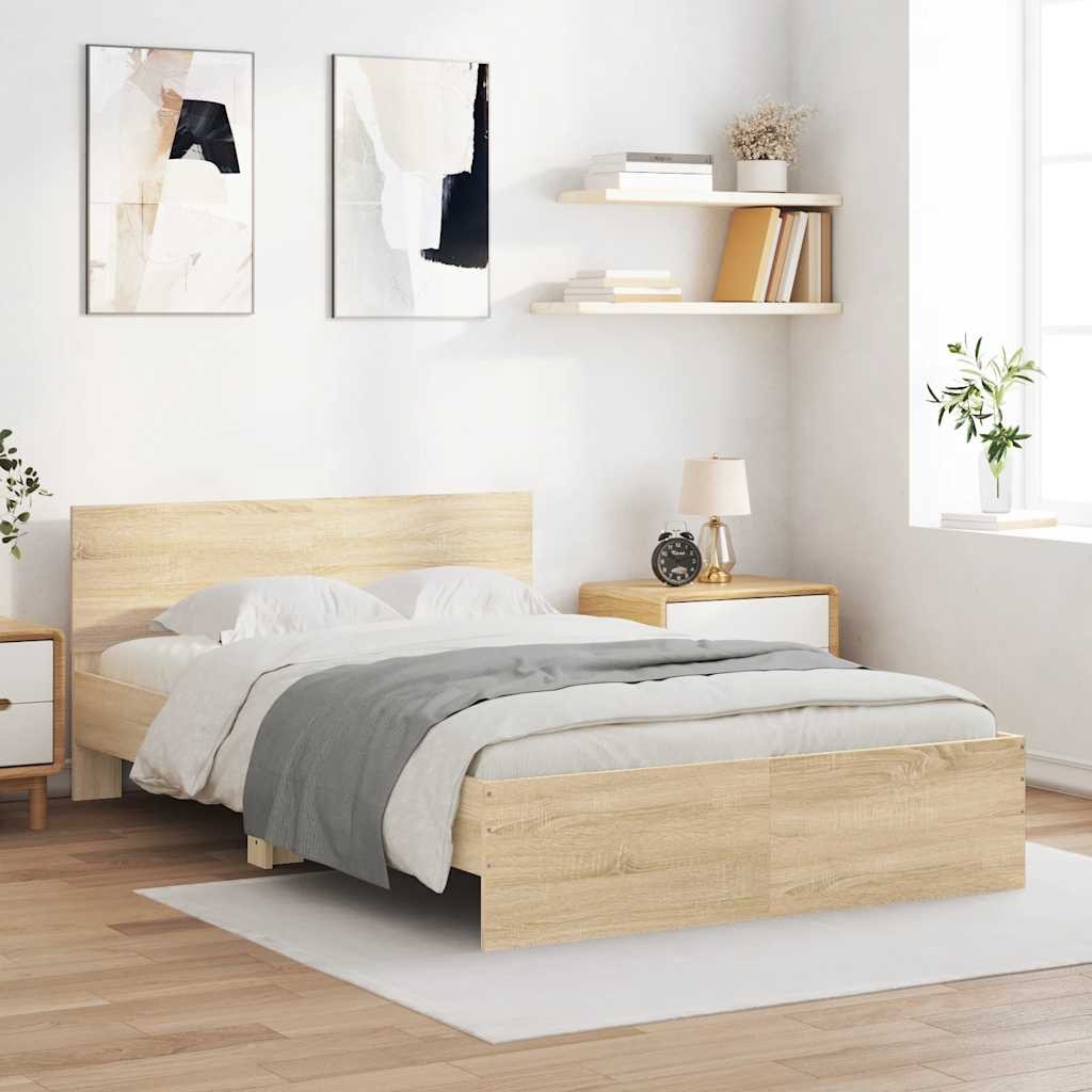 Giroletto con Testiera Rovere Sonoma 135x190 cm 2404722