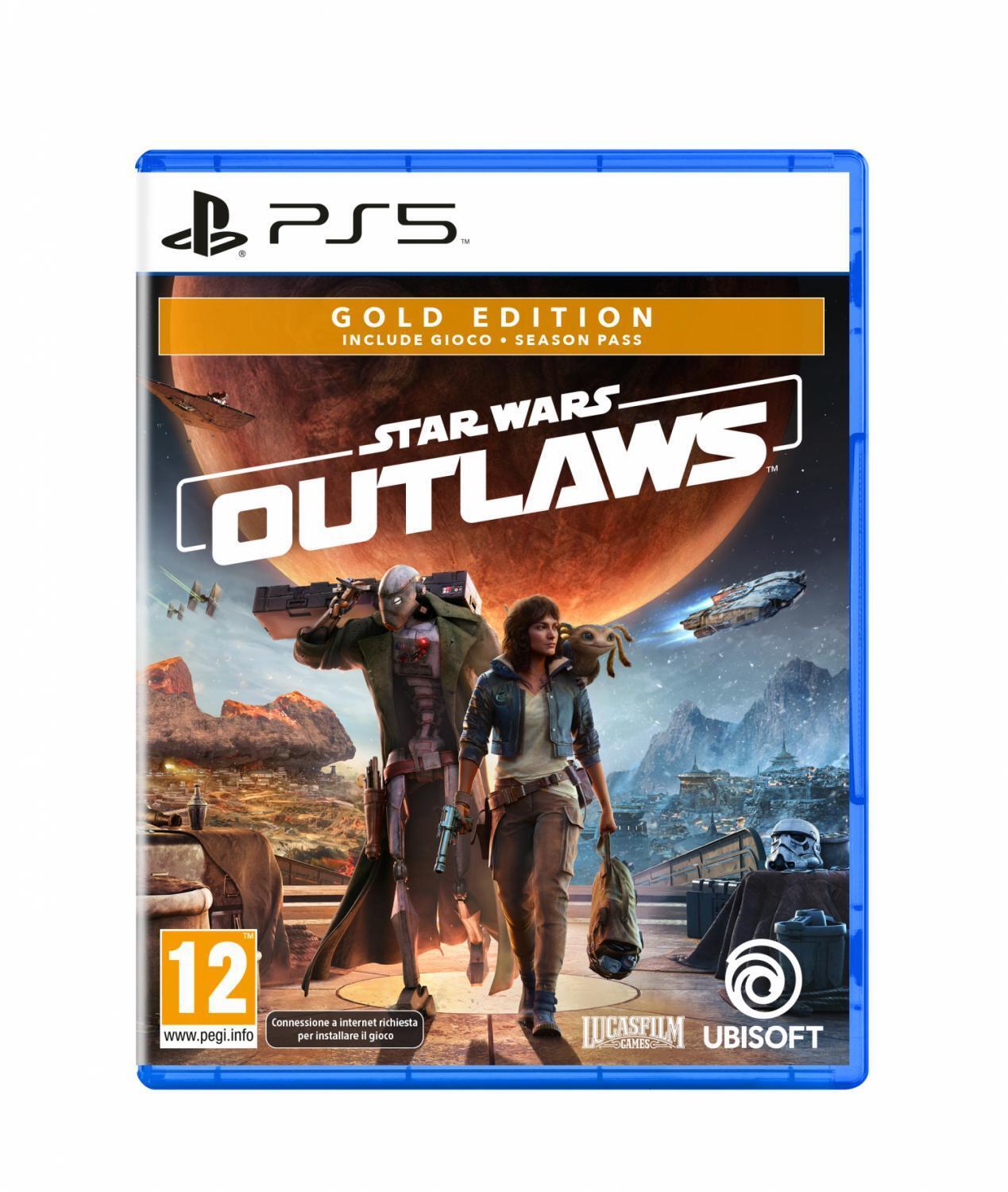 UBISOFT Star Wars Outlaws Gold Edition Oro Videogioco per PS5 3DPE06262