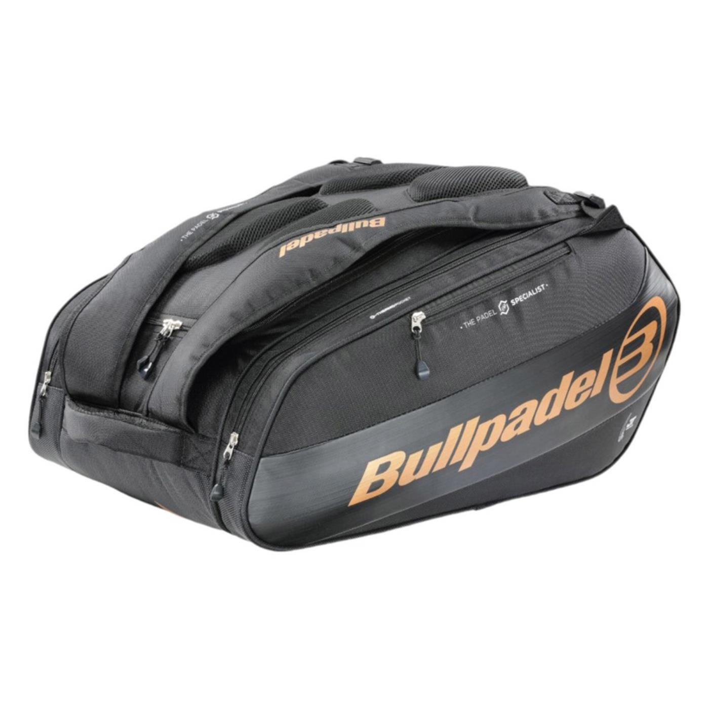 BULLPADEL VERTEX NERO ARANCIO BORSE PADEL E TENNIS