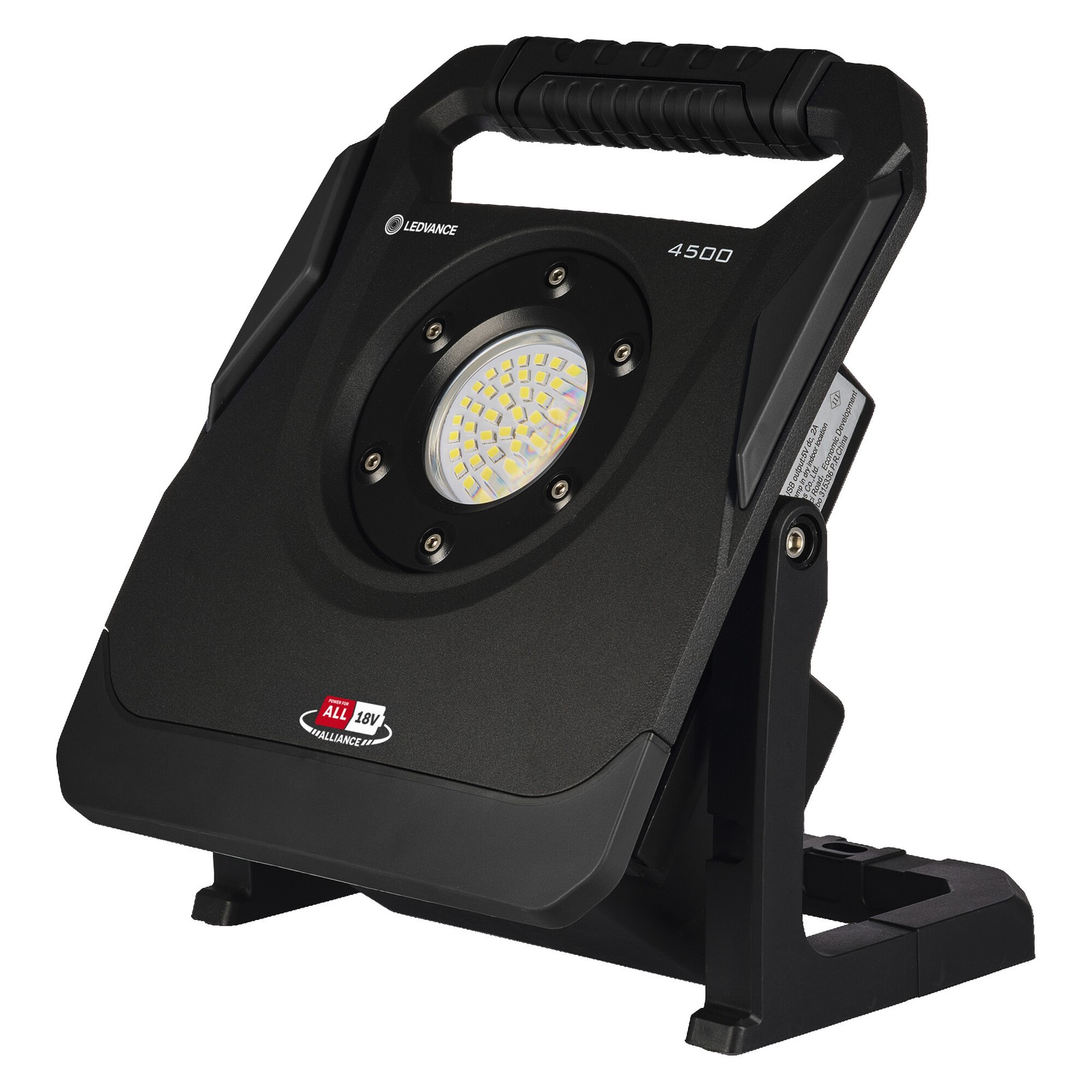 LEDVANCE work light with swivelling head, battery-operated, Power for all Allian