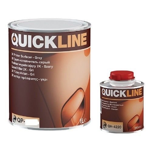 Quickline Isolante Fondo Acrilico+Catalizzatore Bianco Lt 1 Qp-3401+Qh4220