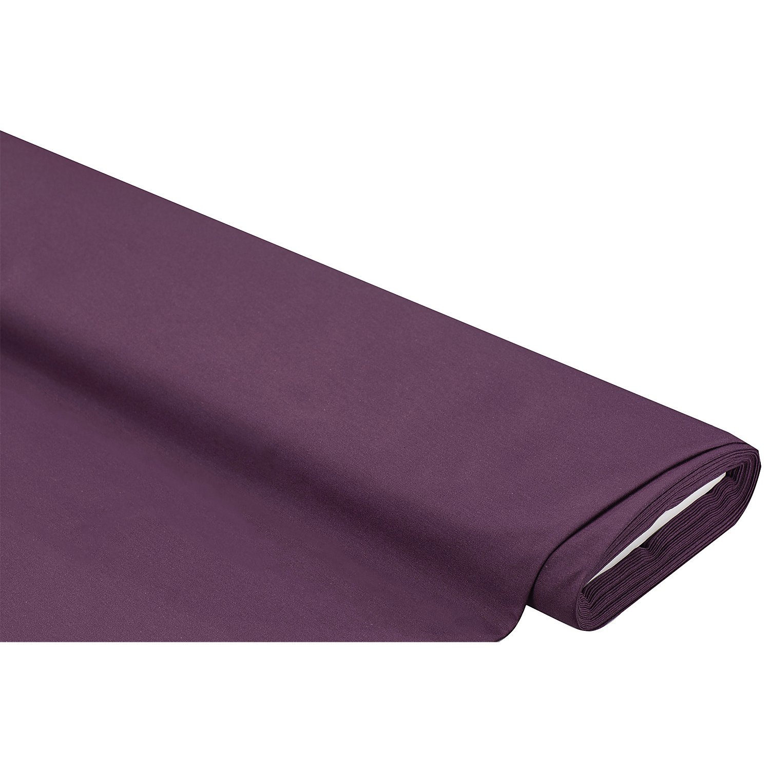 Tissu déco uni de la série Lorena, violet foncé