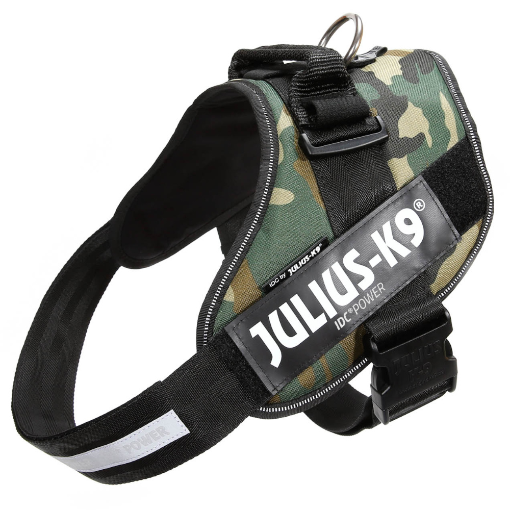 Harnais Julius-K9 Idc® Power, Camouflage - Taille L : Tour De Poitrail 63 - 85 Cm