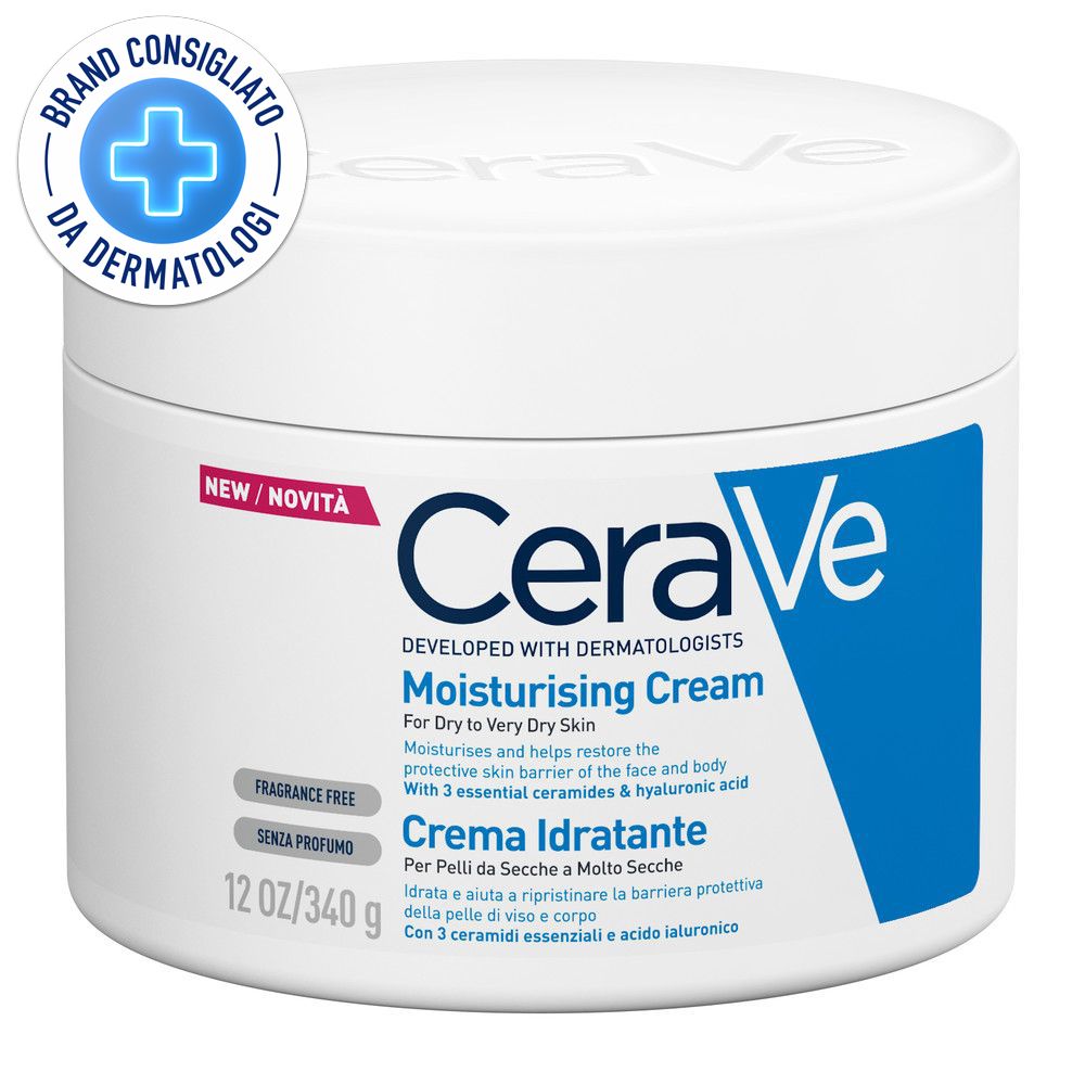 CeraVe Crema Corpo Idratante Pelle Molto Secca 340 g ml