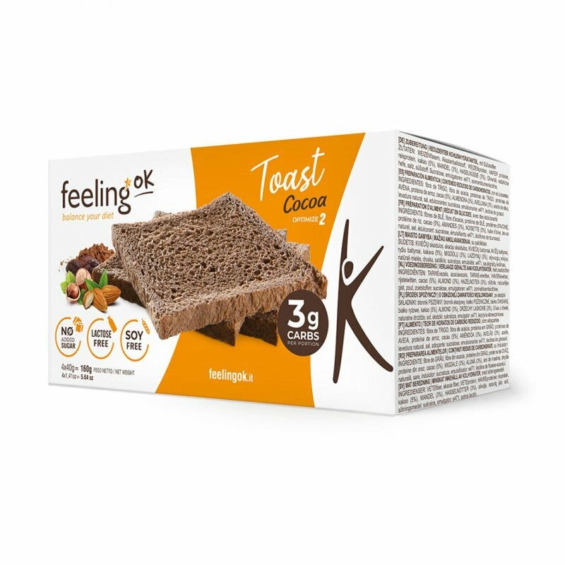 Feeling Ok Toast +Fibre Cacao 160g