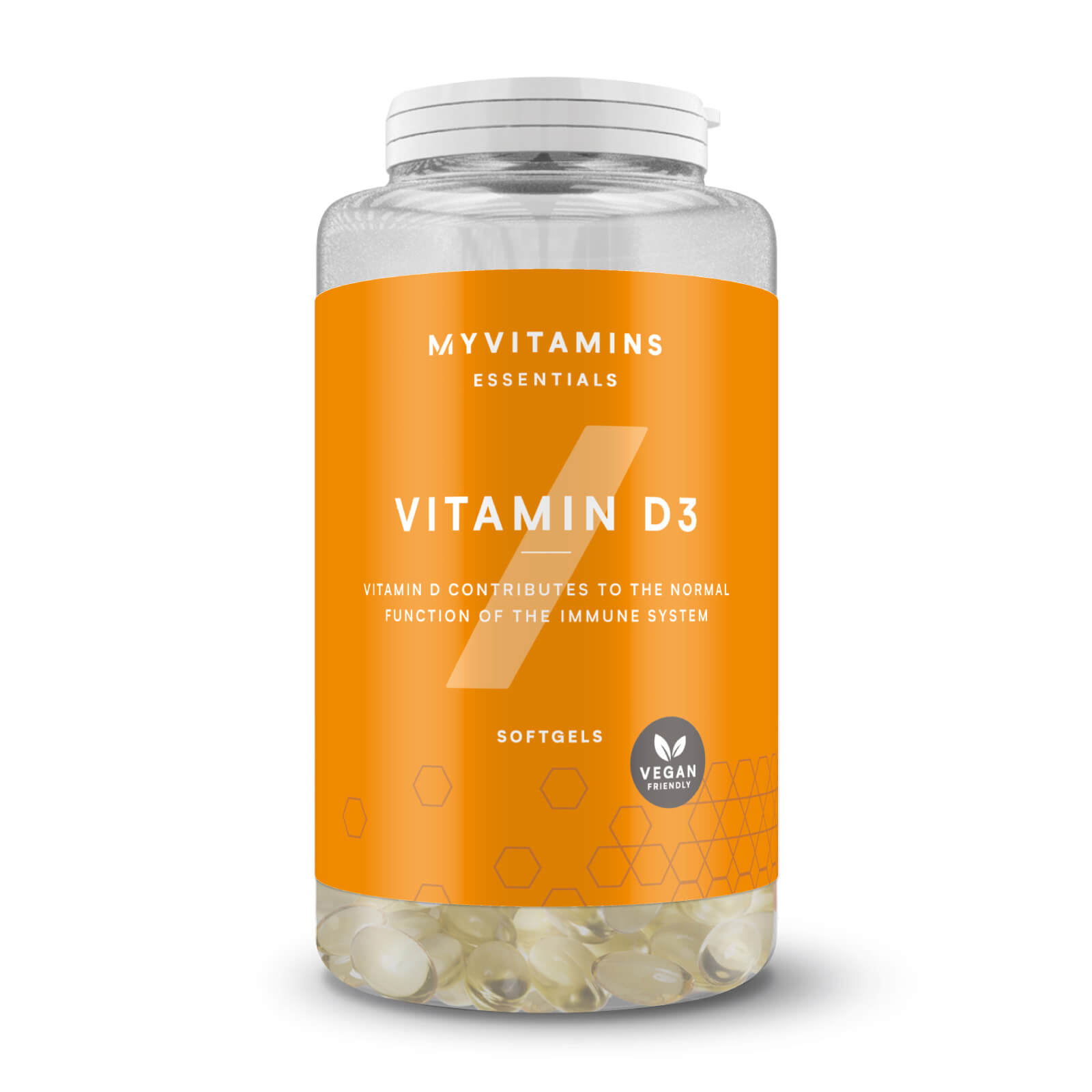 Myvitamins Vitamin D3 - 60Softgel - Vegan