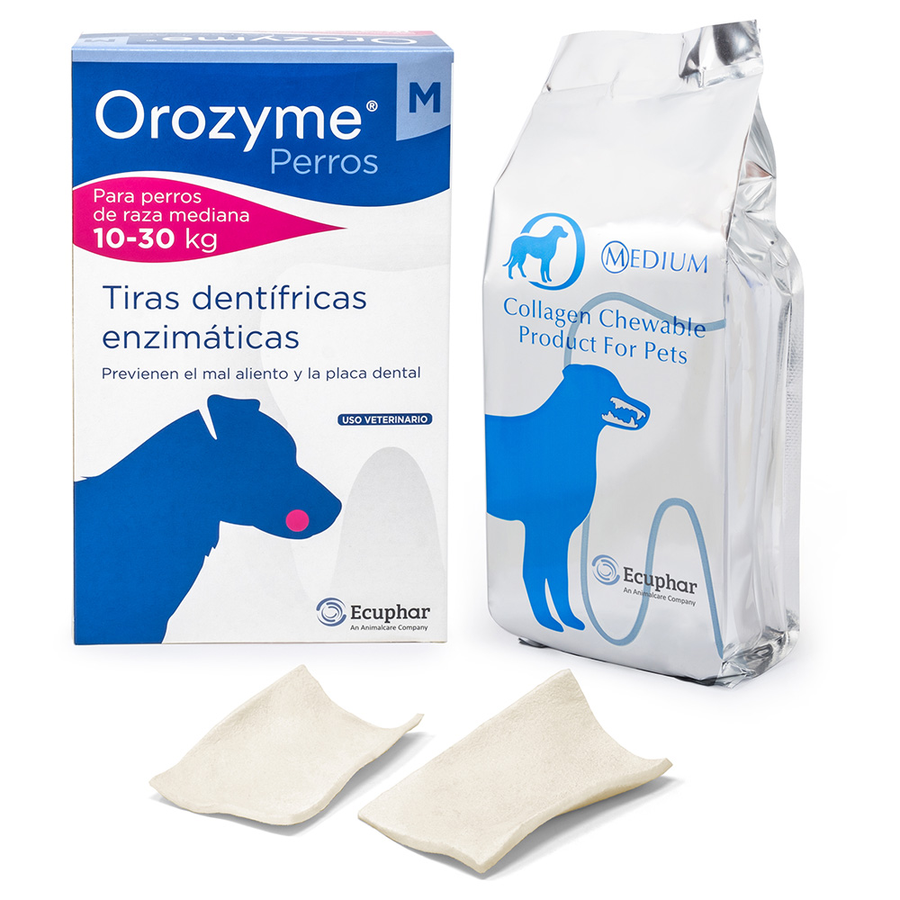 Orozyme Tiras Dentífricas Para Perros - Perros Medianos (141 G)