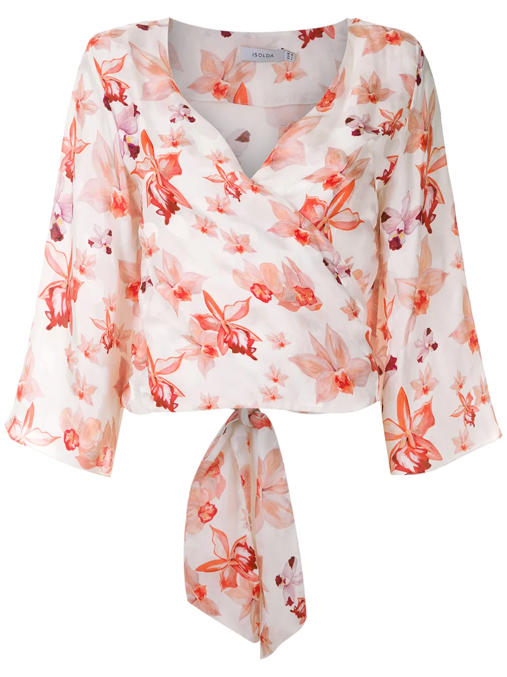 Isolda Blusa Cecilia de Jacquard de Cajú - Bianco