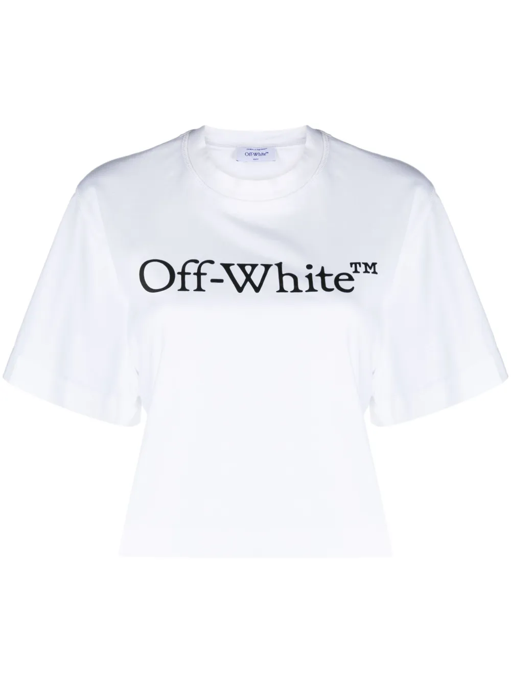 Off-White T-shirt crop - Bianco