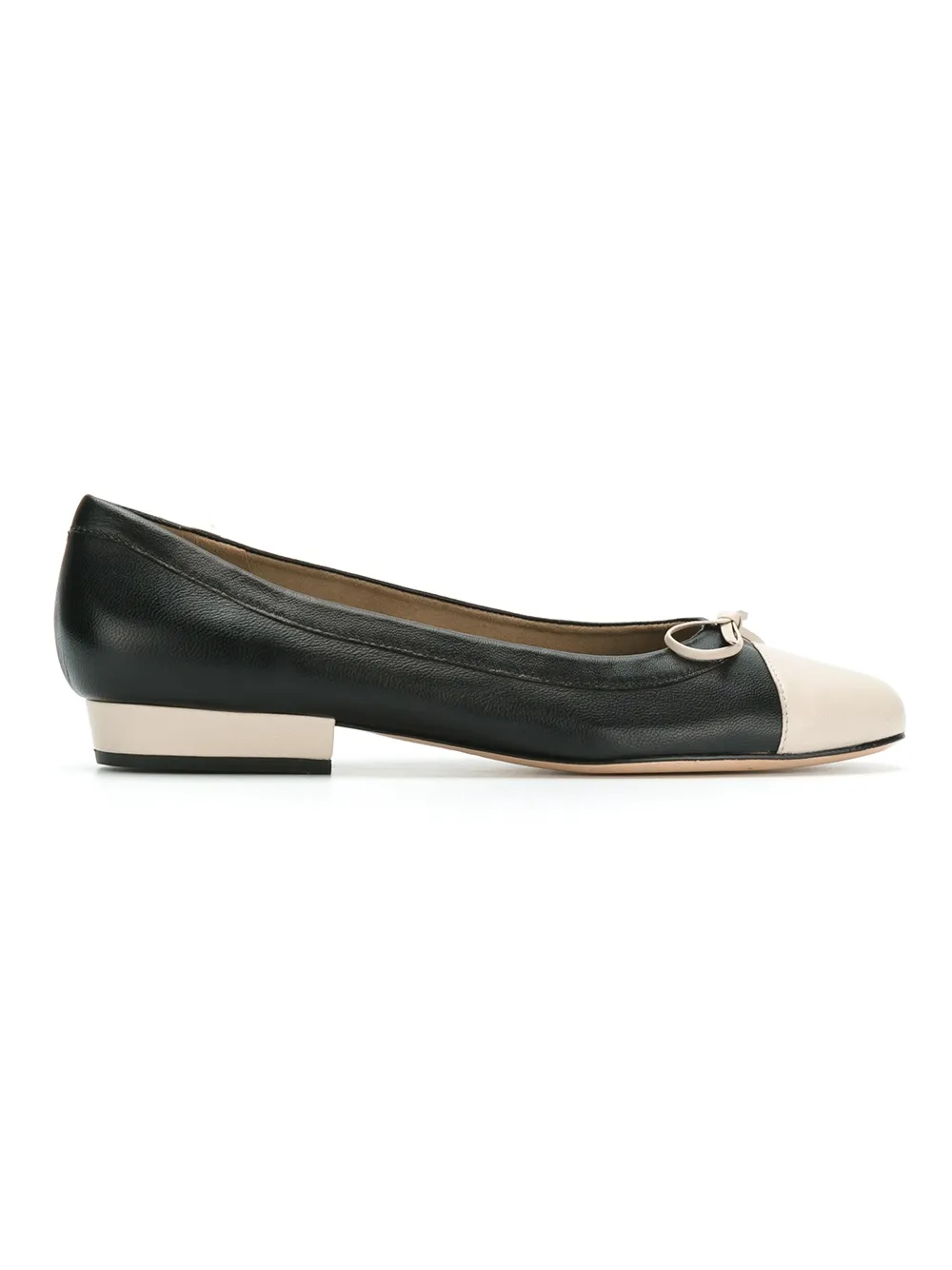 Sarah Chofakian round toe ballerinas - Nero