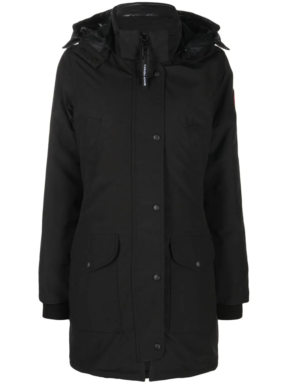 Canada Goose Cappotto imbottito con zip - Nero