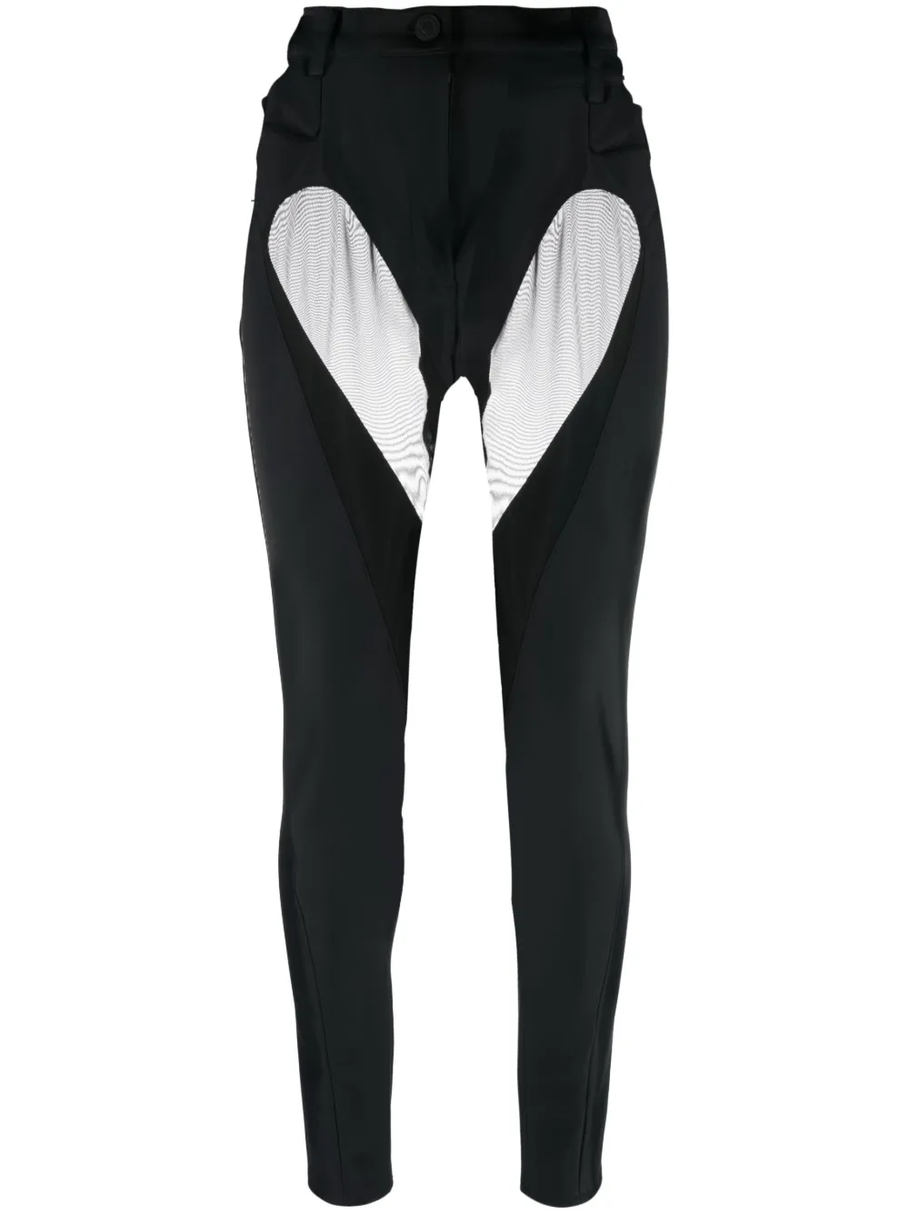 Mugler Pantaloni skinny - Nero