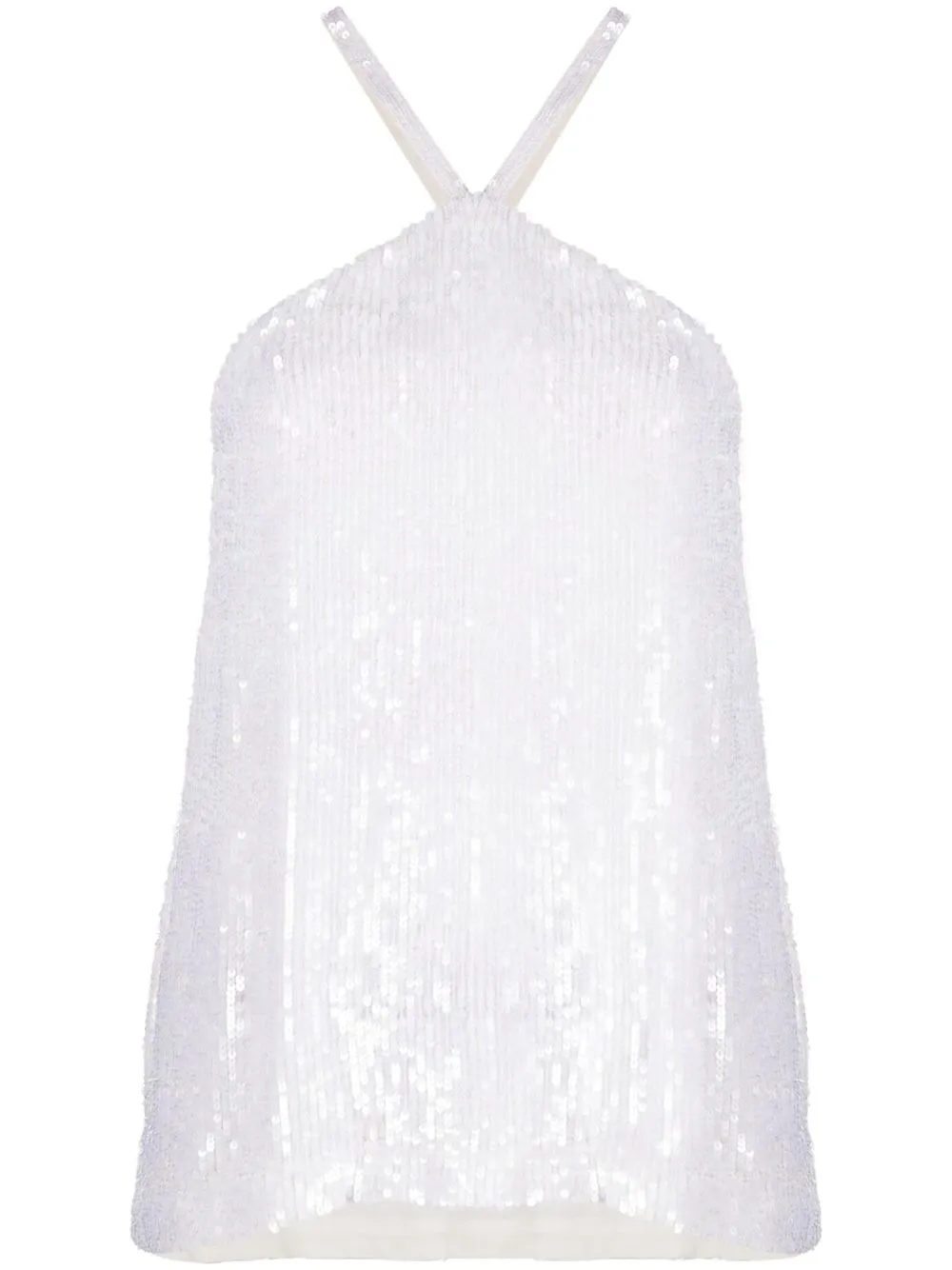 P.A.R.O.S.H. Top con paillettes - Bianco