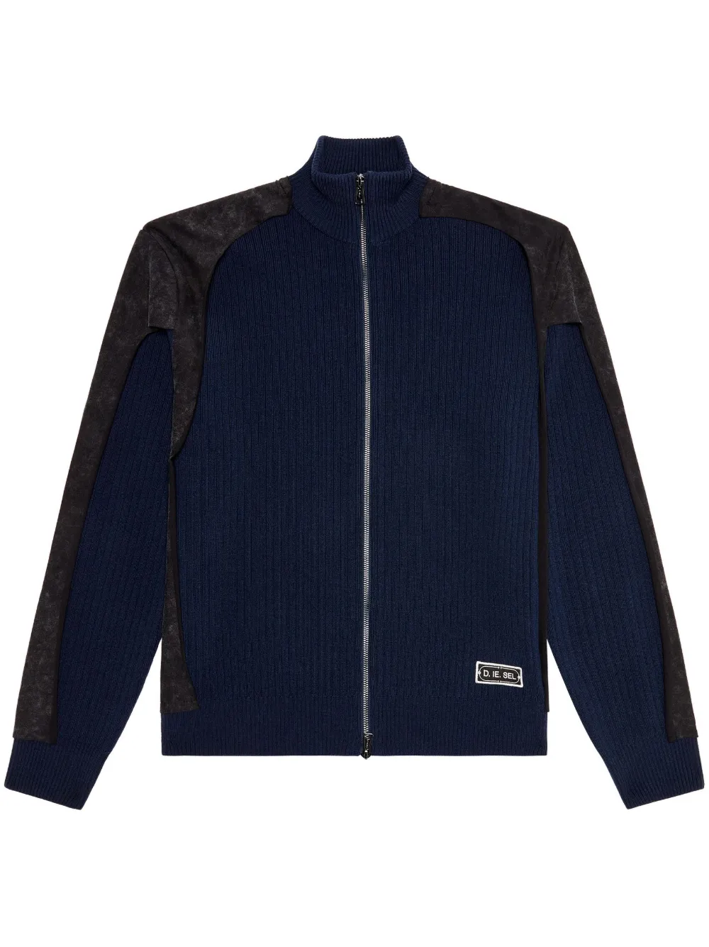 Diesel Cardigan con zip - Blu