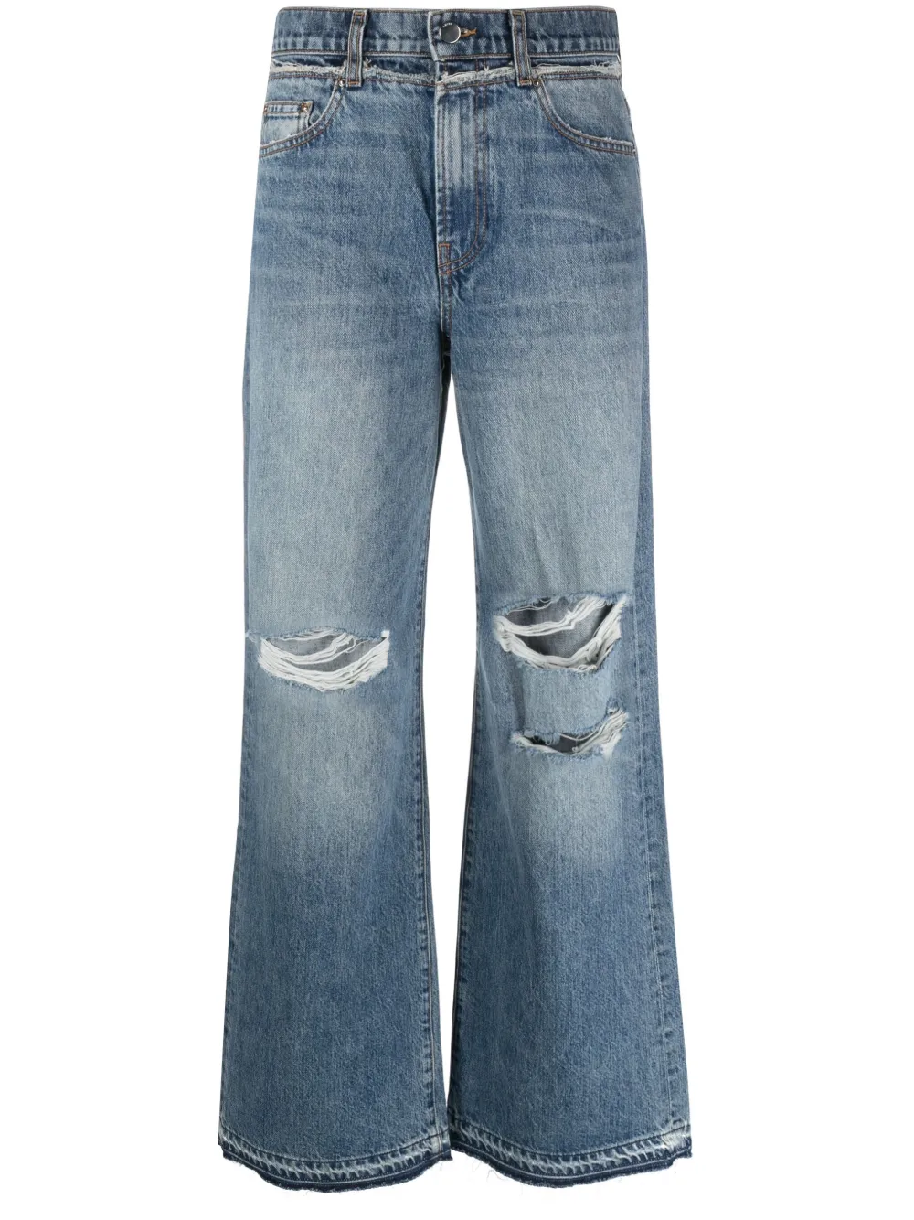 AMIRI Jeans a gamba ampia - Blu