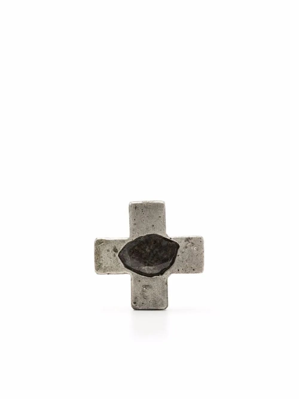 Parts of Four Orecchino a croce 12mm - Grigio