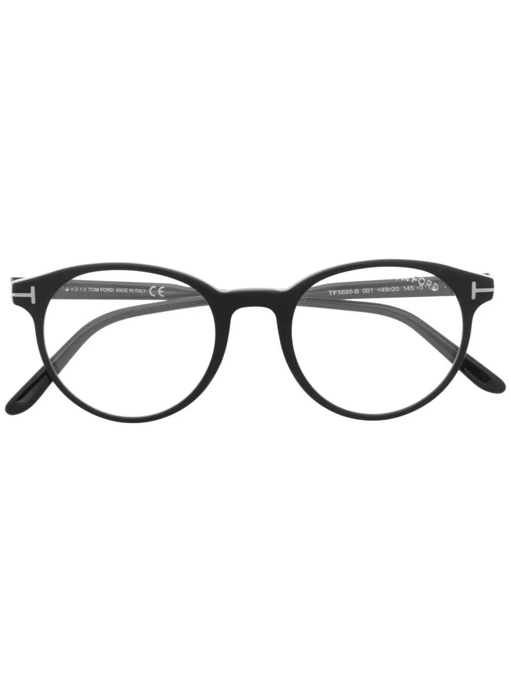 TOM FORD Eyewear Occhiali tondi FT5695B - Nero