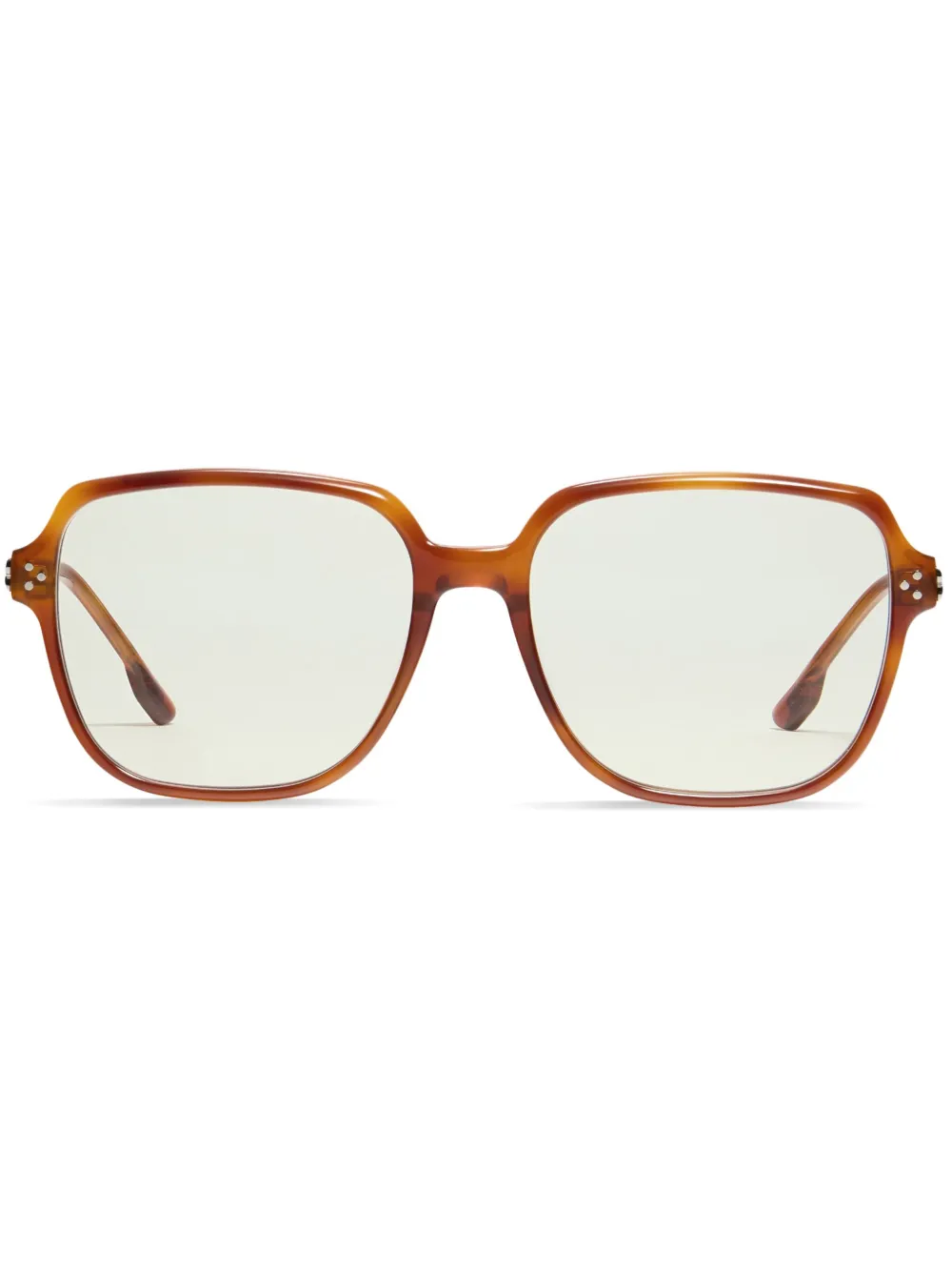 Gentle Monster Occhiali Mua T4 squadrati - Marrone
