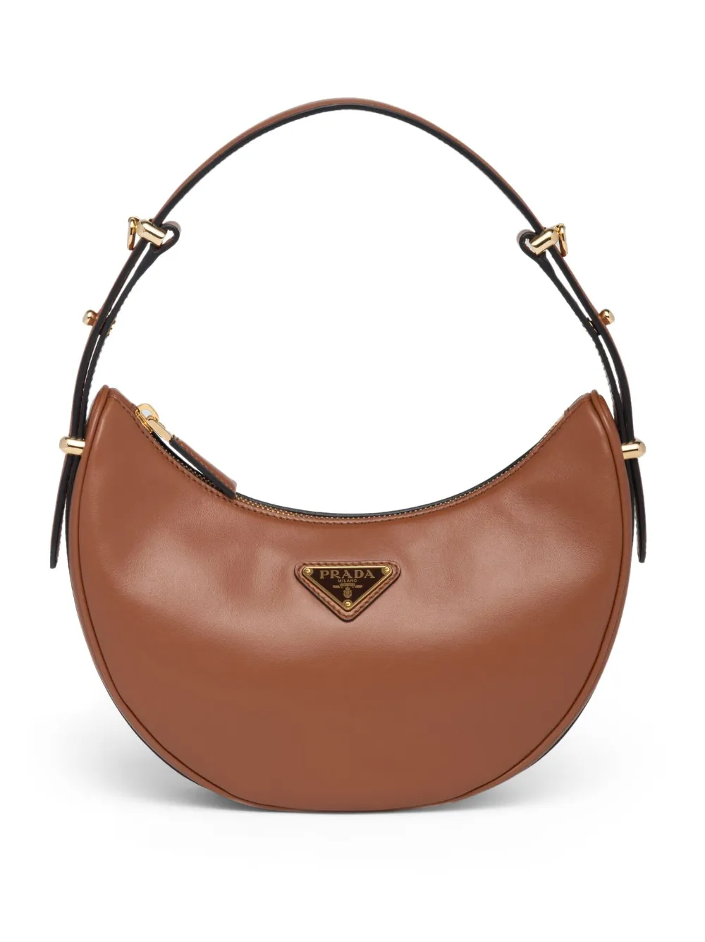 Prada Borsa a spalla Arqué - Marrone