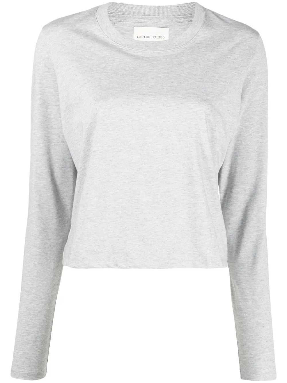 Loulou Studio T-shirt a maniche lunghe - Grigio