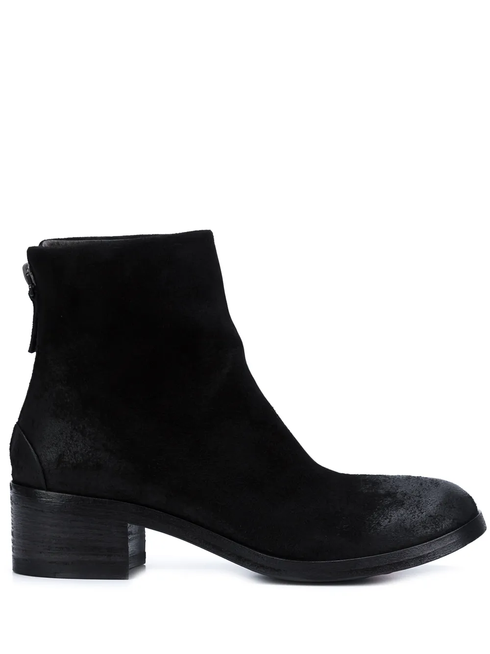 Marsèll rear zip ankle boots - Nero