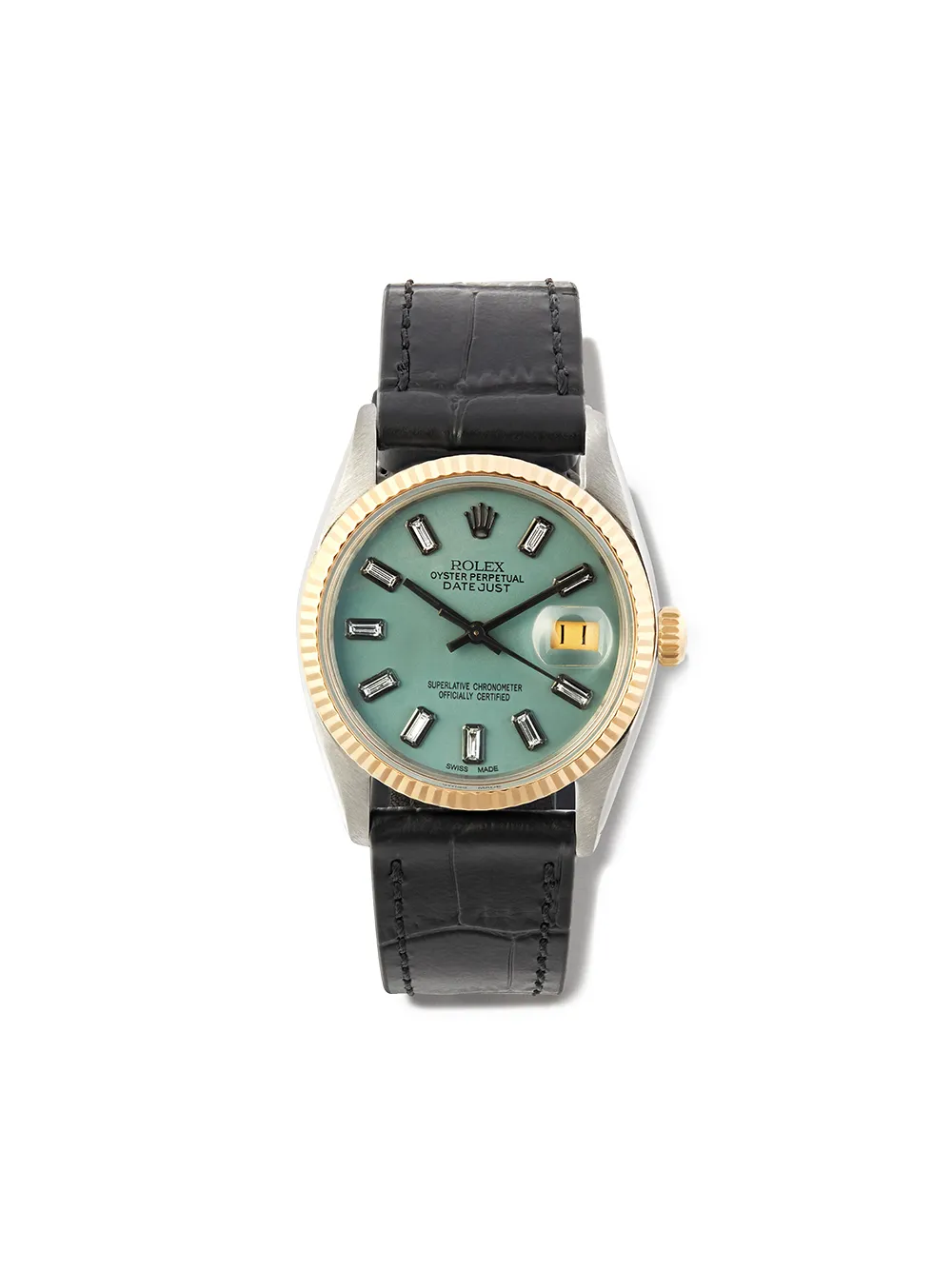 Lizzie Mandler Fine Jewelry Orologio Rolex Datejust Pre-owned - Blu