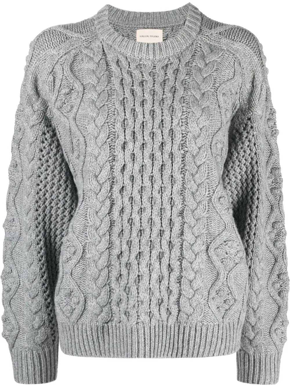 Loulou Studio Maglione chunky - Grigio